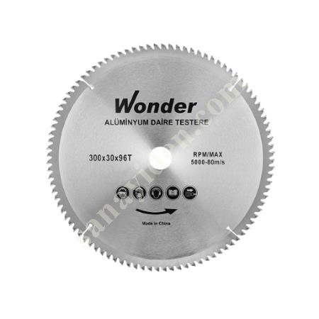 WONDER ALÜMİNYUM TESTERE 300*30*96T, Elektrikli Diğer El Aletleri