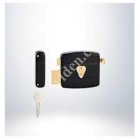 TRAJLI IRON DOOR LOCK KALE WITH CYLINDER - BLACK 14 CM, Locks