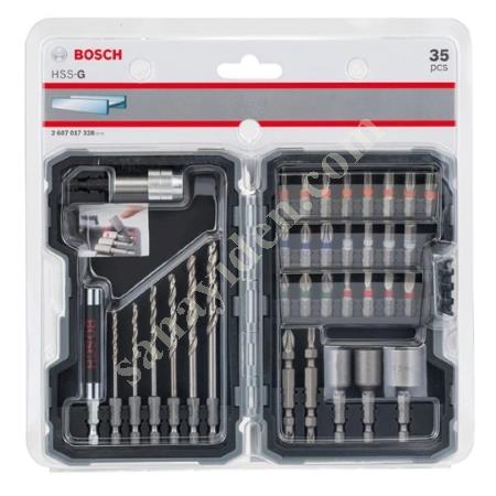 BOSCH PROFESYONEL METAL DELME VİDALALAMA SET 35'Lİ, El Aletleri