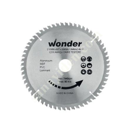 WONDER SUNTA KESME TESTERE 190X36X30,0, Elektrikli Diğer El Aletleri