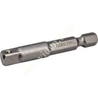 İZELTAŞ BİTS UÇ LOKMA ADAPTÖR 1/4"M-1/4"M, El Aletleri