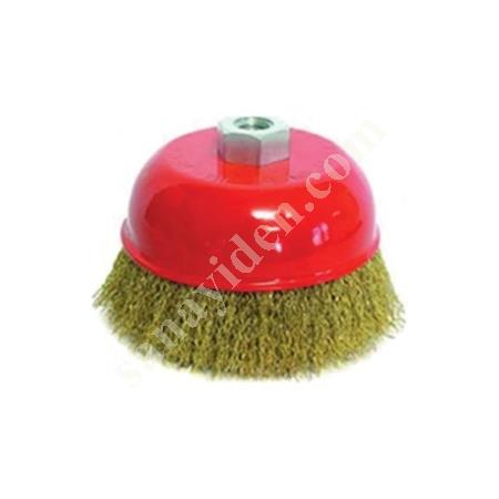 CTM SCREW FRINGE CUP BRUSH 80 MM, Hand Tools