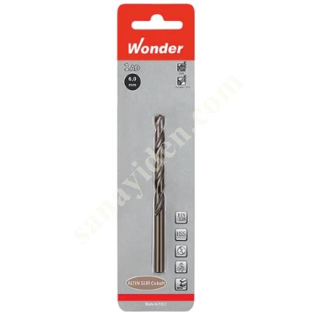 WONDER HSS MATKAP UCU BLİSTERLİ 12 MM ALTIN SERİ COBALT, El Aletleri