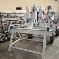 PRACTICAL AND POWERFUL: 220 VOLT WHEELED PIPE STRAIGHTENING PRESS, Machine