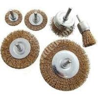 STAR STR-1096 SET OF 6 CIRCULAR STEEL WIRE BRUSH, Hand Tools