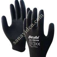 BEYBI PU TOUCH POLYURETHANE COATED GLOVES BLACK 7,