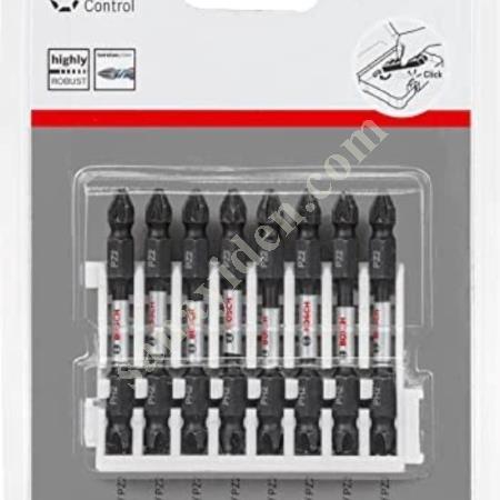 BOSCH IMPACT CONTROL DOUBLE TIP PH2-PZ2*65 8 PIECES, Hand Tools