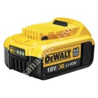 DEWALT LI-ION BATTERY 18V 4AH, Cordless Hand Tools