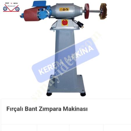 3 HP FIRÇALI BANT ZIMPARA, Talaşlı İmalat Makineleri