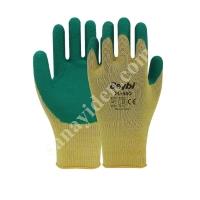 BEYBI PL550 NITRILE COTTON KNITTED GLOVE GREEN NO:10, Work Gloves