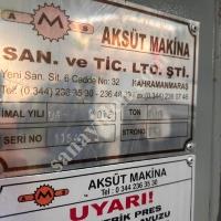 VERİMLİLİĞİ ARTIRAN AKSÜT 100 TON HAVA KAVRAMALI PRES, Eksantrik Pres