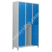 BLUE STANDARD 6-PIECE LOCKER CABINET 40X97XH200, Industrial And Personnel Cabinets