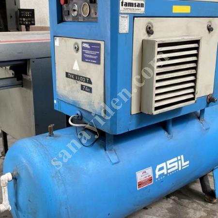 TVK1100 7 BAR TAMSAN TANK TOP SCREW COMPRESSOR, Machine