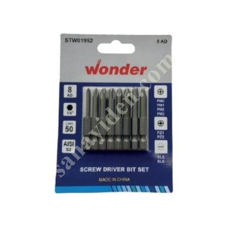 YILDIZ POZI FLAT BIT SET 50MM 8 LI, Other