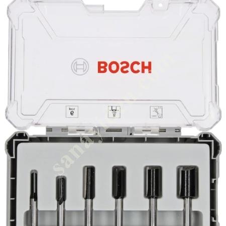 BOSCH MILLING CUTTER SET 6 PIECES STRAIGHT 8 MM, Hand Tools