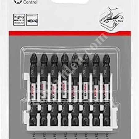 BOSCH IMPACT CONTROL SCREWING BIT PH2*25MM 8 PACK, Hand Tools