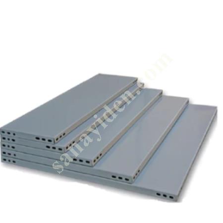 PRACTICAL USE WITH DISASSEMBLED SHIPPING: GALVANISED STEEL SHELF, Warehouse / Shelving Systems