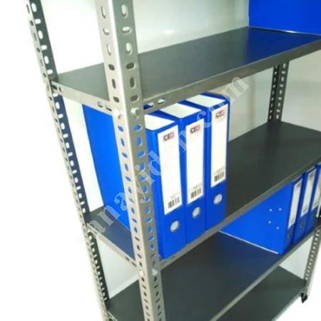 2 LAYERS GALVANISED STEEL SHELF. WAREHOUSE, ARCHIVE, FILE SHELF, Warehouse / Shelving Systems