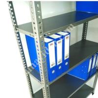 4 LAYERS GALVANISED STEEL SHELF. WAREHOUSE, ARCHIVE, FILE SHELF, Warehouse / Shelving Systems