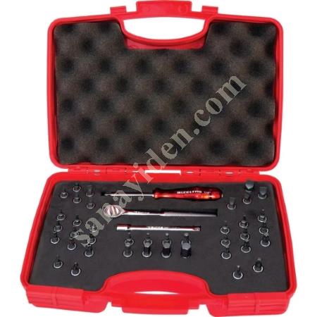 BIT SOCKET SET 1/4'' 42 PIECES, Other