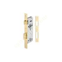 OVAL NICKEL 35 MM KALE EXTRA MORTISE DOOR LOCK WITH SINGLE KEY, Locks