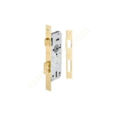 OVAL NICKEL 35 MM KALE EXTRA MORTISE DOOR LOCK WITH SINGLE KEY, Locks