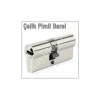 KALE SİSTEM BARELLİ SİLİNDİR ÇELİK PİMLİ - NİKEL 68 MM, Kilitler