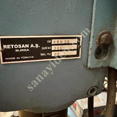 RETOSAN BRAND RKM 23 TAPPING MACHINE, Tapping Machine