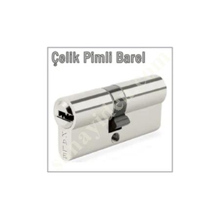 KALE SİSTEM BARELLİ SİLİNDİR ÇELİK PİMLİ - NİKEL 68 MM, Kilitler