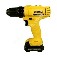 DEWALT DCD700C2-TR DARBESİZ VİDALAMA/MATKAP 10,8V 1,3 AH,