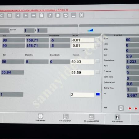 CORPORATE SALES: BAYKAL AHPS 31200 AND MGH 3110, Machine