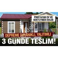 DOĞAL YAŞAMA UYUMLU, TAŞINABİLİR KONTEYNER EVLER, Prefabrik Ev Modelleri, Konteyner Ev Fiyatları