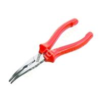 LONG NOSE PLIERS CURVED END ROD 180 MM,