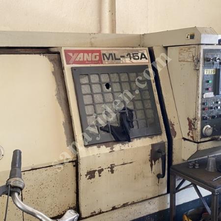 YANG ML 15-A 6 İNÇ 1999 MODEL KAPALI KART CNC TORNA, Makina