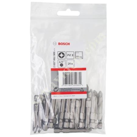 BOSCH BITS EXTRA HARD PZ2, Hand Tools