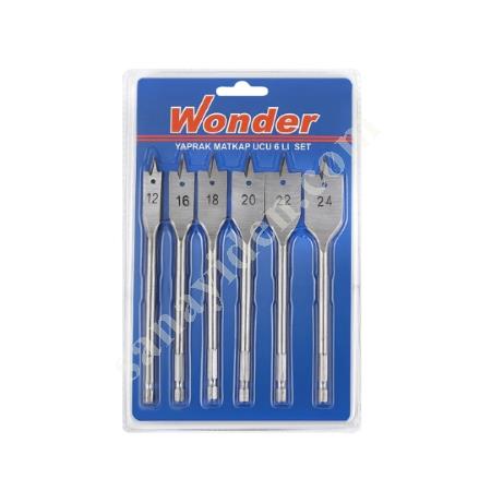 WONDER YAPRAK MATKAP UCU 6 LI SET, Matkap