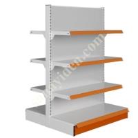 MARKET SHELF DOUBLE MIDDLE SHELF 30X95X140 CM, Warehouse / Shelving Systems