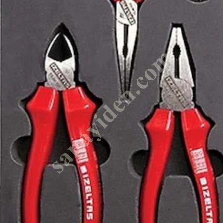 İZELTAŞ OPAQUE PLIERS 160MM SET 3 PIECES 100.YEAR, Other