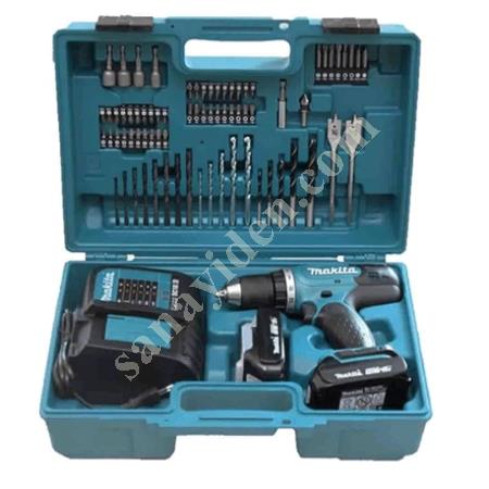 MAKITA DDF 453 NON-IMPACT DRILL(YX1) (BIT SET 74 PIECES), Cordless Hand Tools