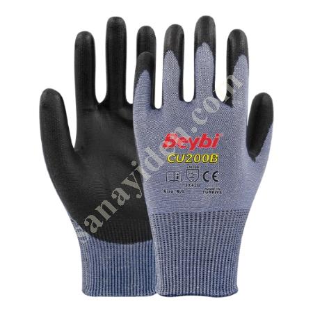 BEYBI POLYURETHANE COATED CUT RESISTANT GLOVE NO:10, Work Gloves