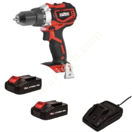 ATTLAS AT18 PD-0 BRUSHLESS HAMMER DRILL SCREWDRIVER 18V 4.0 AH, Cordless Hand Tools