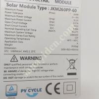 JİNKO SOLAR PANEL - İTHAL 260 WATT SOLAR GÜNEŞ PANEL,