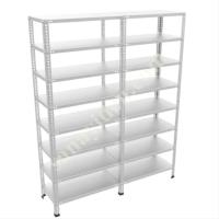 PRACTICAL USE WITH DISASSEMBLED SHIPPING: GALVANISED STEEL SHELF, Warehouse / Shelving Systems