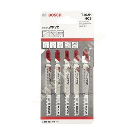 BOSCH T302H JIGSAW KNIFE CLEANFORPVC 5 PIECES, Other Electrical Tools