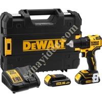 DEWALT KÖMÜRSÜZ KOMPAKT DARBESİZ MATKAP 18V 2,0AH 65NM,