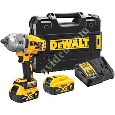 BRUSHLESS HIGH TORQUE WRENCH 18V 5.0AH LI-ION 1/2'' DEWALT, Drill