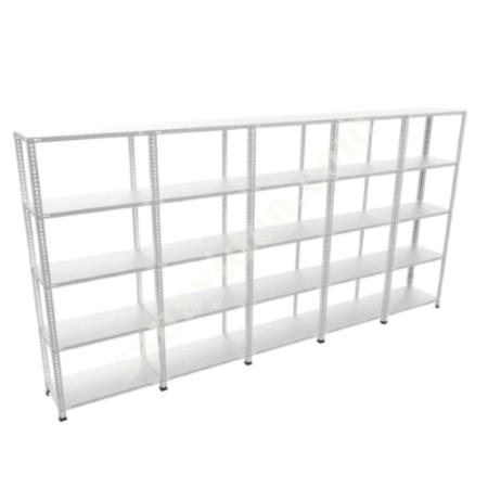 ROBUST AND LONG LASTING: 5 LAYERS GALVANISED STEEL RACK, Warehouse / Shelving Systems