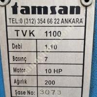 TVK1100 7 BAR TAMSAN DEPO ÜSTÜ VİDALI KOMPRESÖR, Makina