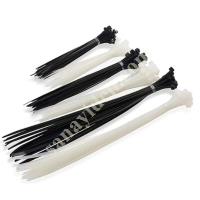 CABLE TIE BLACK 7.5X450 MM 100PCS.,