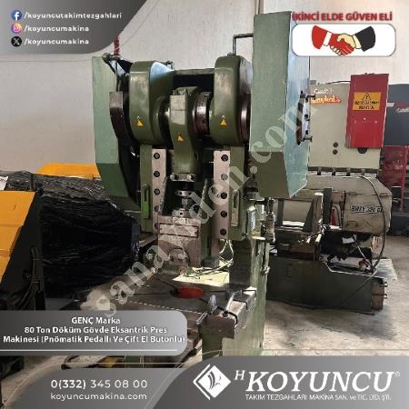 DIE-CAST BODY AND HIGH CAPACITY: YOUNG 80 TON ECCENTRIC PRESS, Eccentric Press